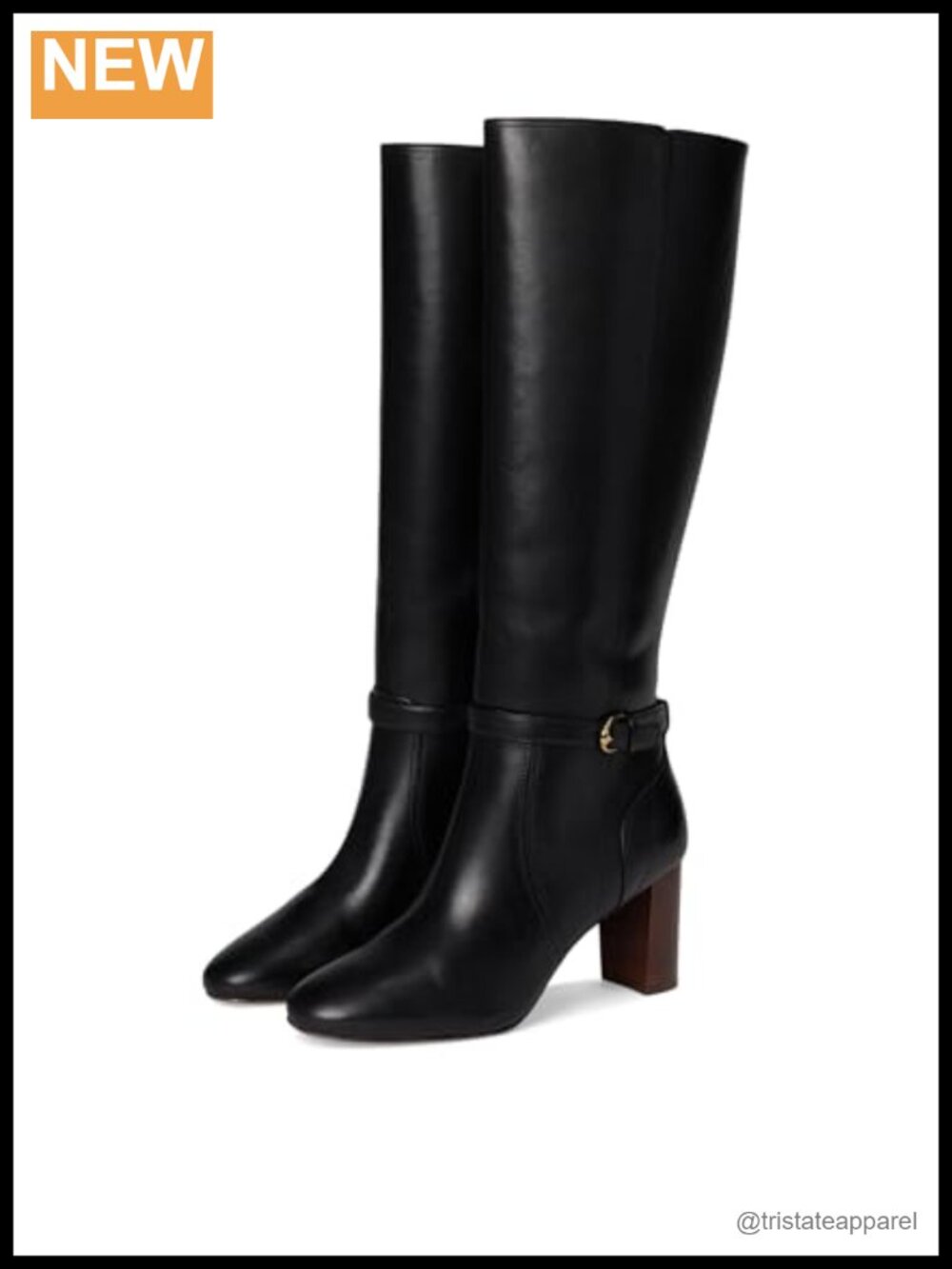 Cole Haan Women's Knee High Chelsea Boots Leather 3D Lux Comfort